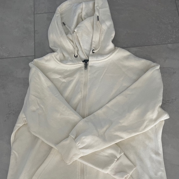 White zip-up hoodie - Picture 1 of 2